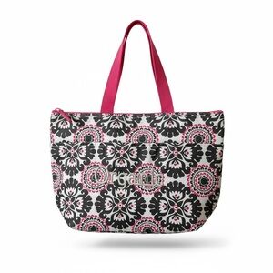 thirty-one Pink, Black & White Patterned Tote